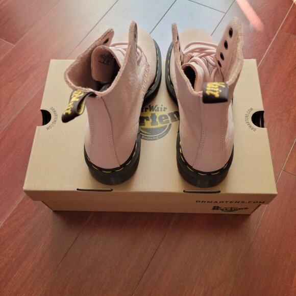 Dr. Martens Pascal Nubuck Leather Boots - Powder Pink - Picture 4 of 6